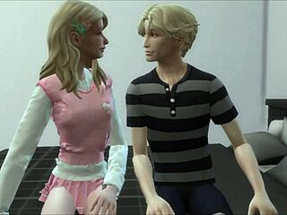 Stepsister's First Time With Stepbrother