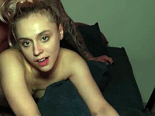 Shy Cutie Begs for More with First Monster Cock Ride