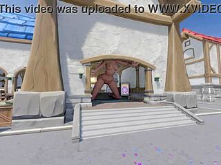 Mercy Outgrows Blizzard World In Kinky Crossdressing Hentai