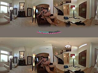 Sexlikereal-Nikkis Giving You A Raise Voyeur Vr360 30 Fps Vrhush With Brunette Milf Big Ass Tits