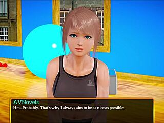 my new family plays a homemade game with blonde amateurs