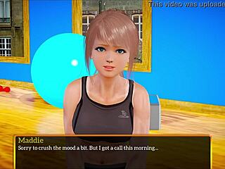 my new family plays a homemade game with blonde amateurs