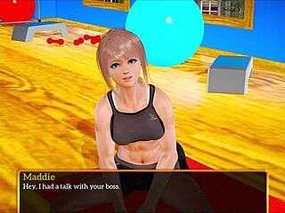 my new family plays a homemade game with blonde amateurs