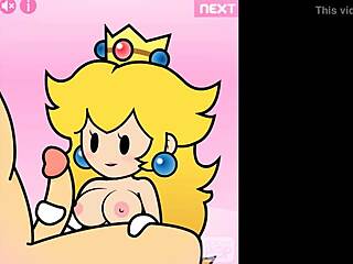 Peachypop34 Brings Paper Peach to Life with a Naughty Handjob Animation
