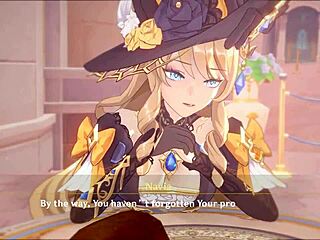 Navia Enjoys Aether's Company in Steamy Night of Passion