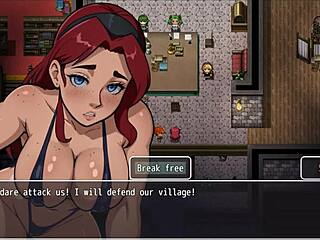 cute naked fairy stuck in prison key hole in lost lagoon harem hentai game ep 1 😍