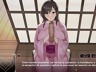 Hentai game: husband fucks wife in front of cuckold, then to onsen for more 😏 part 8