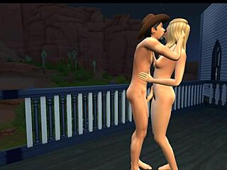 Ted and Meredith Rosswell enjoy a fun night in the 3D cartoon anime game - part 2 😊