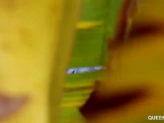 I get so horny when she bends over to fecth water for outdoor sex.