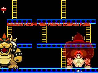 Mugenr-18 Deux - Bowser Koopa And Donkey Kong Battle Mario