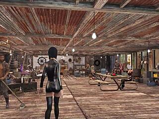 Fallout 4 fashion chyler leigh top model with cute brunette anime style