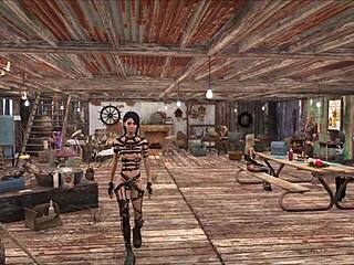 Fallout 4 fashion chyler leigh top model with cute brunette anime style