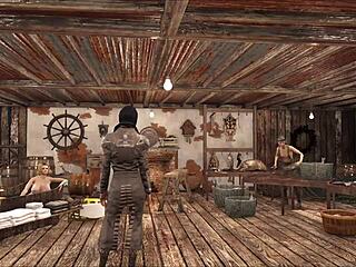 Fallout 4 fashion chyler leigh top model with cute brunette anime style