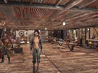 Fallout 4 fashion chyler leigh top model with cute brunette anime style