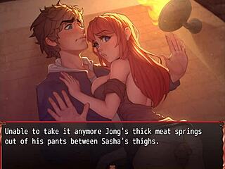 harem game ep 13 with best thighjob