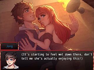 harem game ep 13 with best thighjob