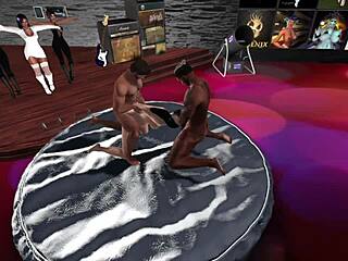 Dancing and socializing at an elite night club