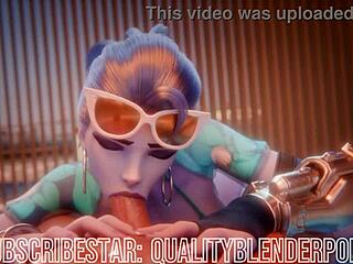 widow deepthroats cock on the beach 😍 big tits and ass action