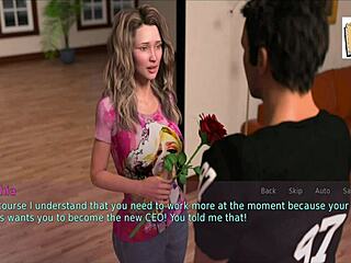 A wife and stepmother playing an erotic game together.