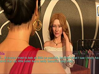 Blonde wife and mother-in-law engage in erotic game with big asses