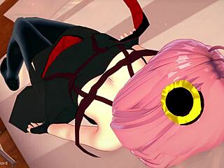 anya wants to heat up a cock in her new adult costume.