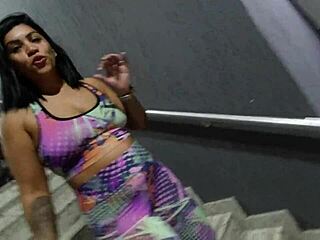 At The Gym Without Panties Training With Desire