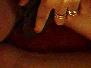 My wife plays with dildo and reaches intense orgasm!