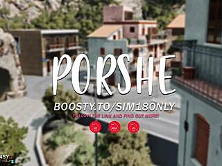 Mia Hayes Enjoys A Drive In Her Porsche