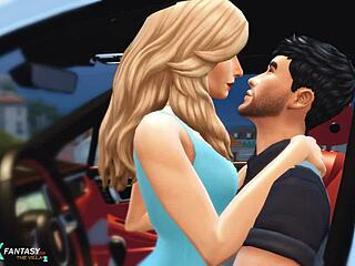 Mia Hayes Enjoys A Drive In Her Porsche