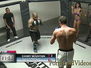 Hot Brunette Isis Love Bangs Hard with Battle Winner