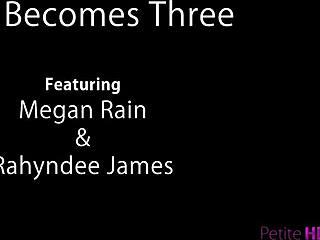 petite 18+ teen cutie dives into hot threesome with tight hardcore blowjobs and group action