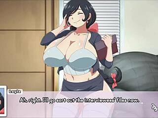 Waifu Hub S7 - Rumi From Mha Parody Hentai Game Ep 1 Sucking Blowjob Bunny