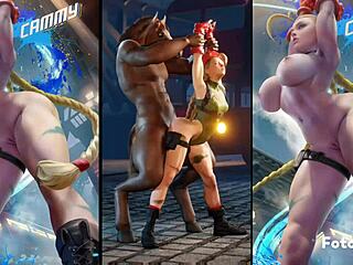 Cammy's 3D hentai compilation with monster cock adventures