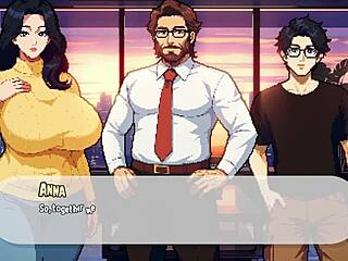 Futa gym teacher dominates in hentai cartoon