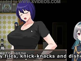 Can't leave the room without sex in this anime hentai game! 😏