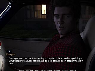 Race of Life Episode 8 features detailed mutual masturbation scenes with big tits in hentai anime game