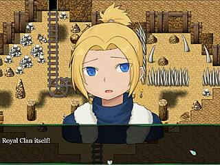 Entering holy cathedral in Succubus Covenant hentai game to find half-naked blonde goddess angels