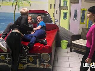 Bisexual Femdom Foursome Dominates With Lou Nesbit and Lia Louise