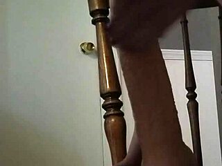 Homemade Video Shows Girl with Hairy Pierced Pussy Riding Big Dildo in Anal Action with Toys.