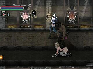 utforskar ranchområdet på natten med heta scener