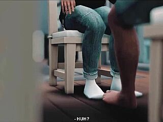 Passeio virtual fica selvagem com garganta profunda e foda intensa em realidade 3D—Nossa!