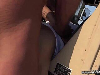 Teen Gay Army Soldier Receives Blowjob From Naked Navy Sailor