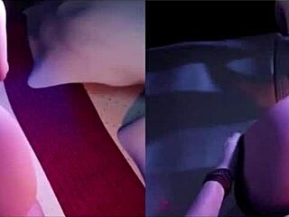 Aunt Cass steps into wild 3D anime adventures in VR. She explores every intense moment.