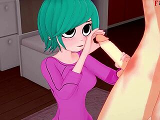 ramona flowers delivers a steamy blowjob in scott pilgrim fantasy pov