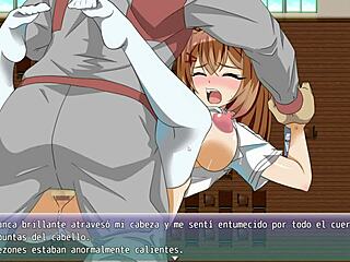 Wow, playing Hasta Que Mi Novia Caiga game H final with monster cock!