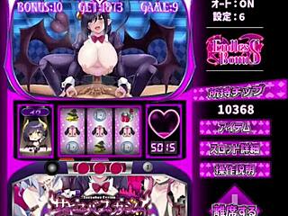 playing perverted game with succubus casino scenes