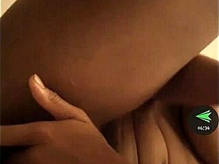 Hey, this hot brunette is masturbating just for you, isn't she amazing?