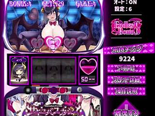 playing perverted game with succubus casino scenes
