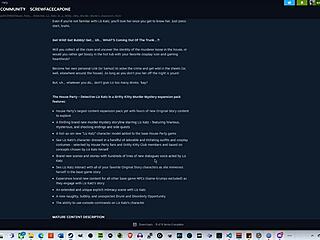 House party first impressions in anime style