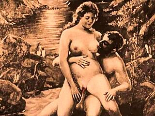 Vintage Erotic Drawings with Sensual Anime Flair